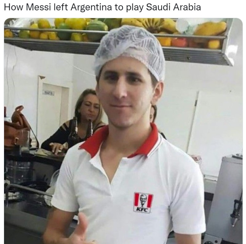Meme Argentina Dikalahkan Arab Saudi di Piala Dunia 2022