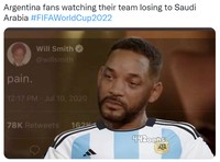 Meme Argentina Dikalahkan Arab Saudi di Piala Dunia 2022