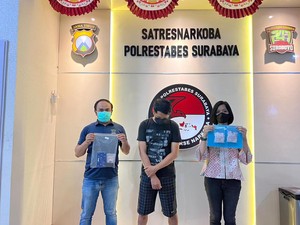 Driver Ojol Nyambi Edarkan Sabu Ditangkap, 70 Poket Siap Edar Disita