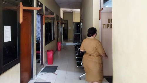 Ruang Tipidkor Satreskrim Polres Manggarai Barat, tempat Dirut RSUD Komodo diperiksa Selasa (22/11/2022).