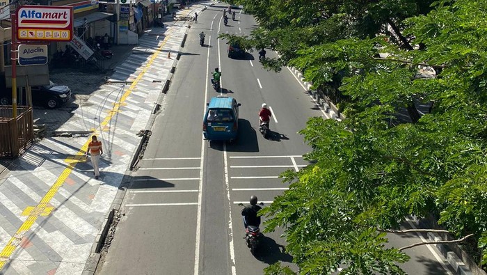 Revitalisasi trotoar di Jalan Margonda Raya, Depok