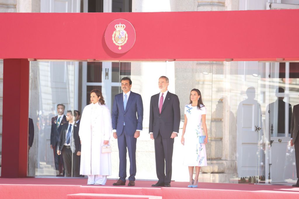 MADRID, SPAIN - MAY 17: (----EDITORIAL USE ONLY â MANDATORY CREDIT - ROYAL PALACE OF SPAIN / HANDOUT