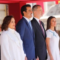 Sheikha Jawaher bint Hamad bin Suhaim Al Thani adalah istri pertama sekaligus permaisuri dari pemimpin Qatar Sheikh Tamim bin Hamad Al Thani.  Foto: Anadolu Agency via Getty Images/Anadolu Agency