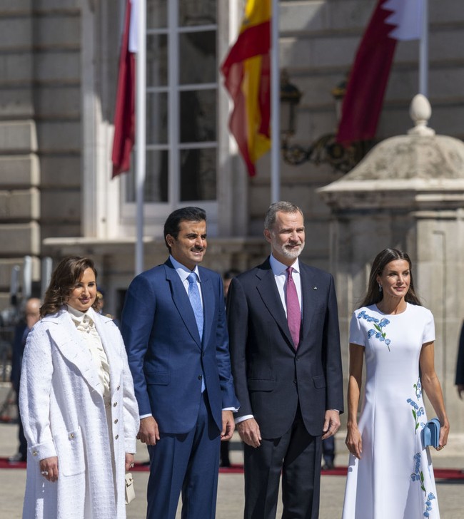 Sheikha Jawaher menikah dengan Sheikh Tamim pada 2005. Keduanya dikaruniai dua putra dan dua putri. Foto: Anadolu Agency via Getty Images/Anadolu Agency