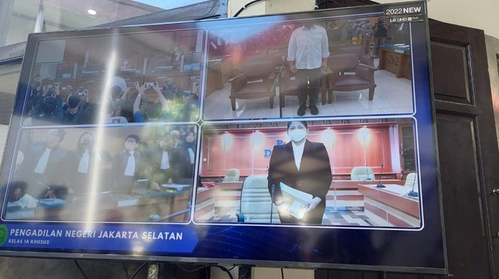Sidang lanjutan kasus pembunuhan Brigadir Yosua dengan terdakwa Ferdy Sambo dan Putri (Zunita-detikcom)