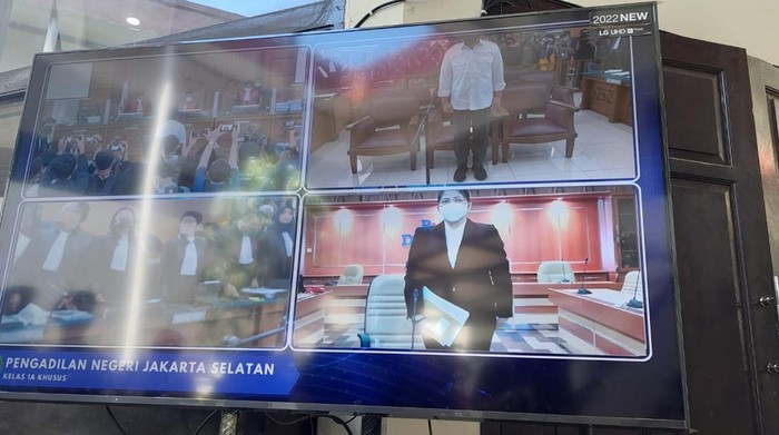 Sidang lanjutan kasus pembunuhan Brigadir Yosua dengan terdakwa Ferdy Sambo dan Putri (Zunita-detikcom)