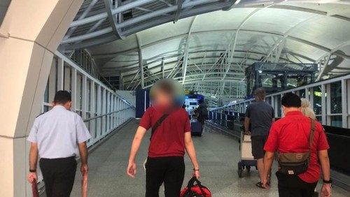 WN Polandia dideportasi usai menjalani pidana kasus skimming di Bali.