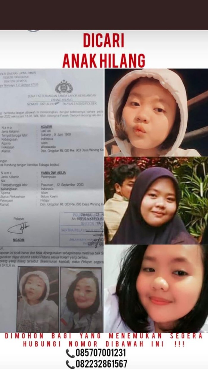 4 pelajar pasuruan hilang