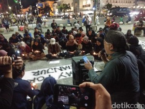Pelajar-Mahasiswa Cianjur di Jogja Gelar Doa Bersama untuk Korban Gempa