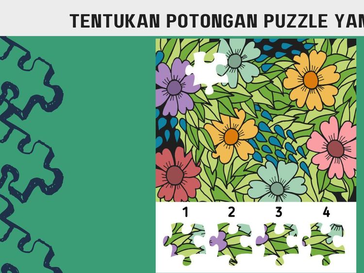 Cari Potongan Puzzle yang Hilang, Awas! Jangan Sampai Terkecoh
