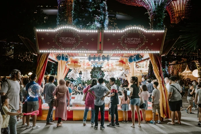 Christmas Wonderland di Gardens by the Bay