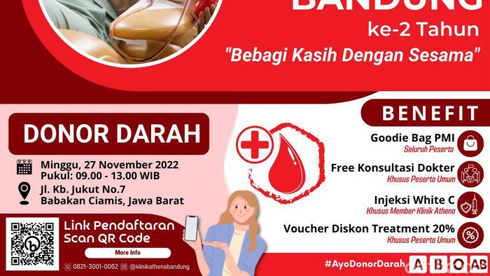 Donor darah bersama PMI Kota Bandung