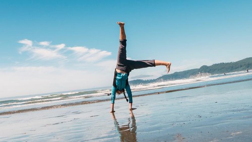 Ilustrasi gerakan meroda.