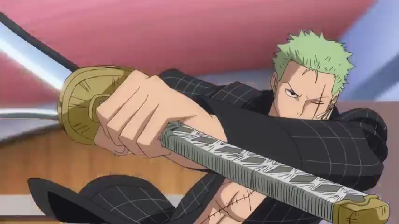 Potret karakter anime terganteng.