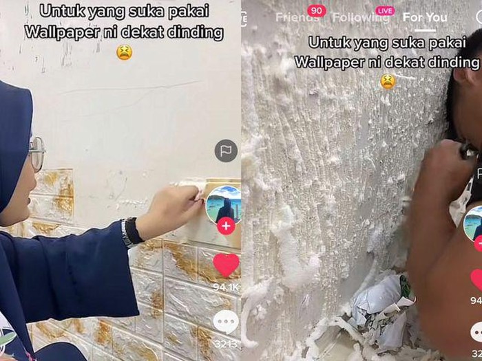 Kisah wanita yang ruangannya gagal aesthetic usai melepas wallpaper.