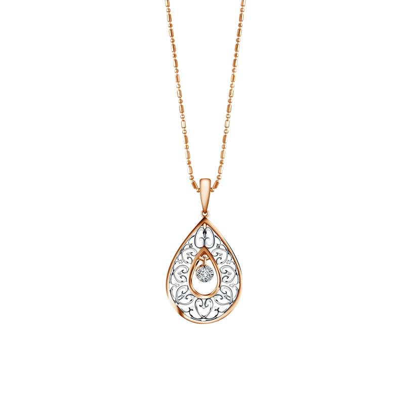 Liontin berlian sebagai promo Gift with Purchase dari The Palace Jeweler.