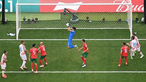 Maroko menantang Kroasia di Grup F Piala Dunia 2022. Pertandingan dilangsungkan di Stadion Al Bayt, Rabu (23/11/2022) sore WIB.