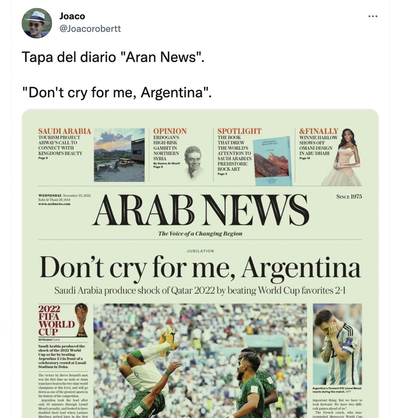 Meme Argentina Arab Saudi