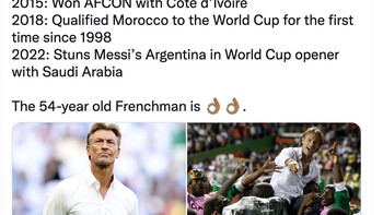 Pelatih asal Perancis ini memang punya rekam jejak yang mengagumkan. Foto: Twitter