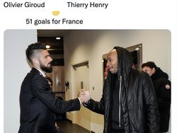 Meme Olivier Giroud Samai Rekor Gol Thierry Henry