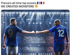 Meme Olivier Giroud Samai Rekor Gol Thierry Henry