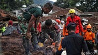 Proses pencarian korban gempa Cianjur terus dilakukan.