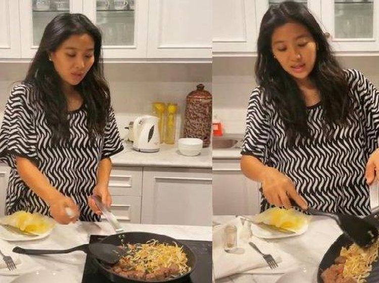 Potret Dapur Olivia Zalianty yang Bernuansa Putih Elegan
