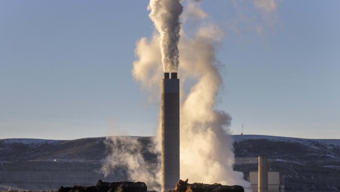KEMMERER, WY - NOVEMBER 22: A coal mine operated by Westmoreland Coal is seen November 22, 2022 in Kemmerer, Wyoming. The coal from the mine is used to run the nearby Naughton power plant, which will be decommissioned in 2025. The mine will continue to operate. (Photo by Natalie Behring/Getty Images)