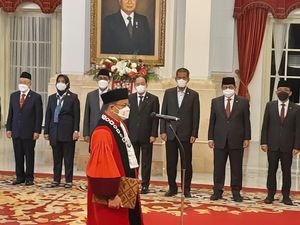 Guntur Hamzah Jadi Hakim MK-Gantikan Guru Besar Unhas yang Dicopot DPR RI