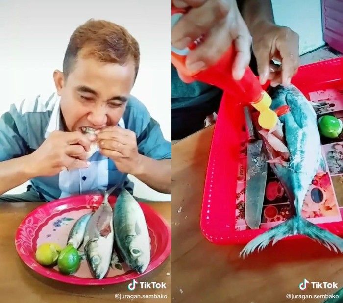 Rela makan aneh demi konten