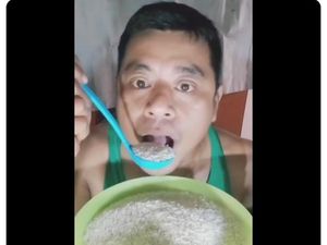 Duh! Demi Konten, 5 Orang Ini Rela Makan Beras hingga Ngemil Garam