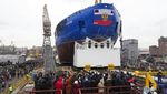 Penampakan Kapal Pemecah Es Bertenaga Nuklir Milik Rusia