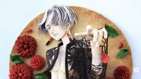 Saking detailnya, Izumi bahkan bisa menghadirkan aksen renda yang tampak nyata. Karyanya ini menghadirkan sosok Izana Kurokawa.