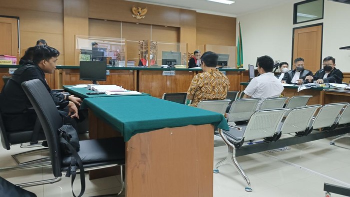 Sidang kasus korupsi Samsat di PN Tipikor Serang (Bahtiar-detikcom)