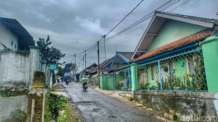 Suasana pemukiman warga di Pangalengan.