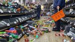 Gempa M 5,9 Bikin Supermarket di Turki Berantakan