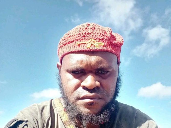 Tampang Ketua KNPB Dogiyai, Papua Tengah yang menjadi dalang kerusuhan.