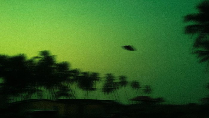 Ilustrasi penampakan UFO