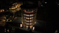 Ini adalah menara pandang, di mana kita bisa menikmati pemandangan TMII dari atas dengan view 360 derajat. Foto: Dok. TWC/TMII