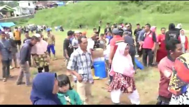 Distribusi bantuan korban gempa Cianjur di daerah terisolir.