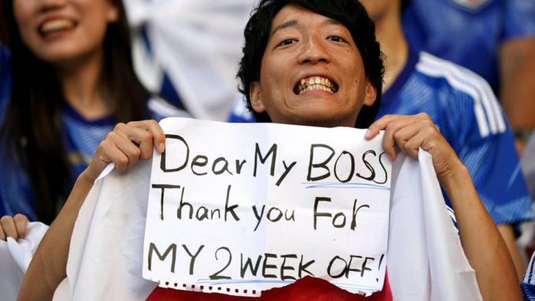 Fans Jepang di Piala Dunia