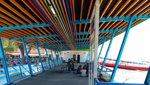 Dermaga di Gili Trawangan Lombok Utara.