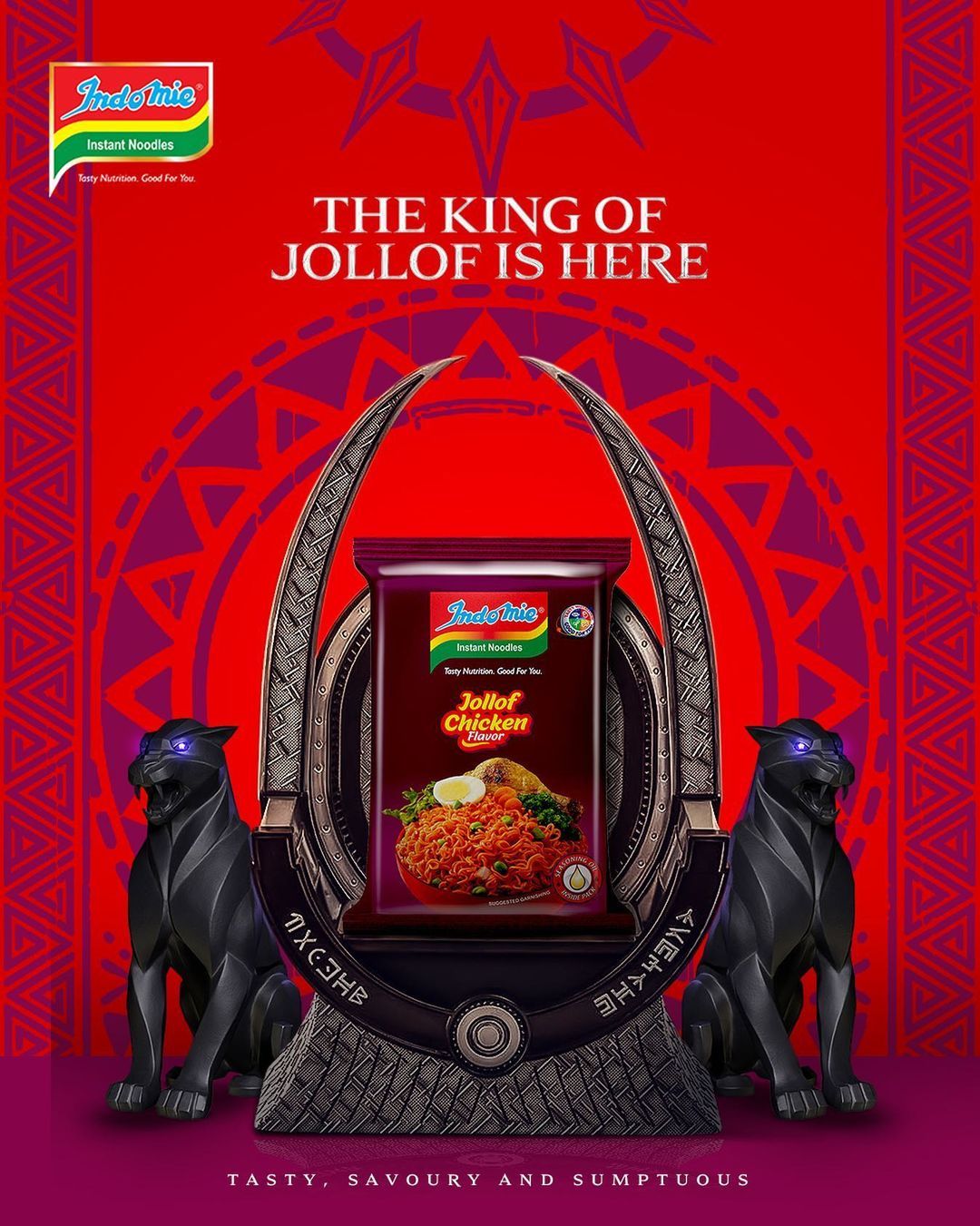 Indomie Nigeria edisi khusus 'Black Panther'