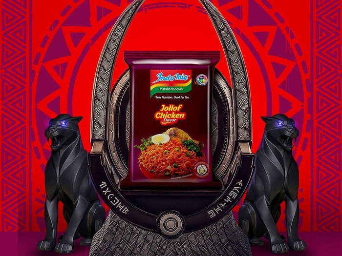 Indomie Nigeria edisi khusus Black Panther