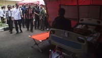 Jokowi tiba di RSUD Sayang, Cianjur, Jawa Barat, Kamis (24/11/2022).