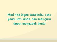 30 Kata-kata Mutiara Untuk Hari Guru, Bijak Dan Inspiratif