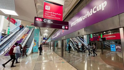 Kereta Metro Jadi Transportasi Andalan Piala Dunia 2022 di Qatar