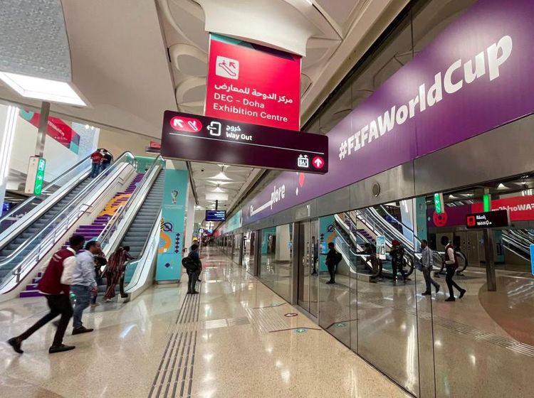Kereta Metro Jadi Transportasi Andalan Piala Dunia 2022 di Qatar