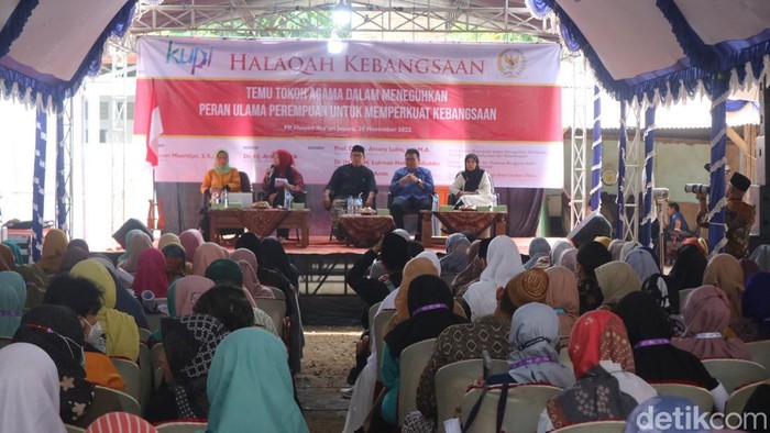 Konferensi pers KUPI II di PP Hasyim Asyari Bangsri, Jepara, Kamis (24/11/2022).