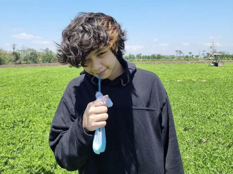 Kulineran Seru Cannavaro Adrevi, Putra Bungsu Eko Patrio yang Disebut Mirip Bule